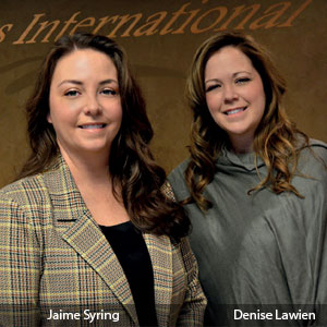 Jaime Syring, CEO & Majority Partner and Denise Lawien, Chief Sales and Marketing Officer & Partner, Trans International