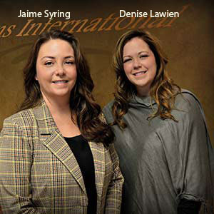 Jaime Syring, CEO; Denise Lawien,Chief Sales and Marketing Officer, Trans International